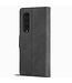Forwenw Zwart Bookcase Hoesje voor de Samsung Galaxy Z Fold 4