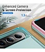 Cyaan / Roze Backcover Hoesje voor de Samsung Galaxy Z Fold 4
