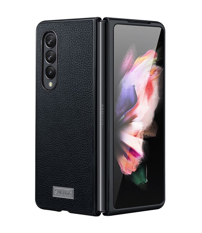 SULADA Zwart Backcover Hoesje voor de Samsung Galaxy Z Fold 4