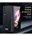 SULADA Zwart Faux leren Backcover Hoesje voor de Samsung Galaxy Z Fold 4