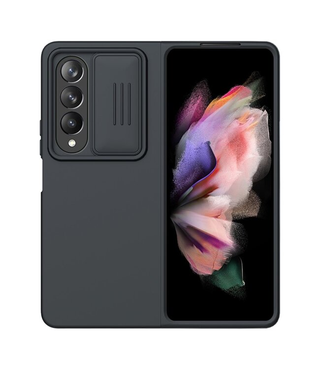 Nillkin Zwart Lenscover Backcover Hoesje voor de Samsung Galaxy Z Fold 4