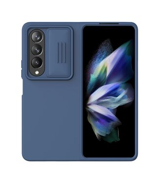 Nillkin Blauw Lenscover Backcover Hoesje Samsung Galaxy Z Fold 4