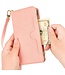 Roze Lichtroze Rits Bookcase Hoesje voor de Samsung Galaxy Z Fold 4