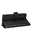 Zwart Rits Bookcase Hoesje voor de Samsung Galaxy Z Fold 4