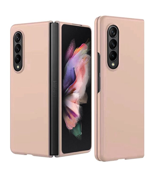 Beige Backcover Hoesje voor de Samsung Galaxy Z Fold 4