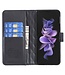 Binfen Color Zwart Ruiten Bookcase Hoesje voor de Samsung Galaxy Z Fold 4