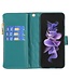 Binfen Color Cyaan Luxe Bookcase Hoesje voor de Samsung Galaxy Z Fold 4