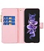 Binfen Color Roze Luxe Bookcase Hoesje voor de Samsung Galaxy Z Fold 4