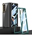 GKK Transparant TPU Hoesje met tempered glas voor de Samsung Galaxy Z Fold 4