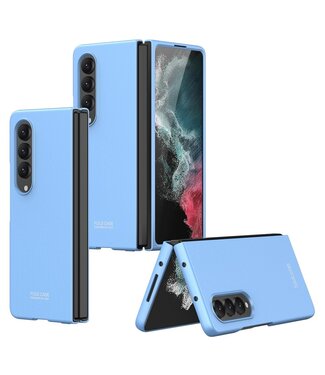 GKK Blauw Slim Hardcover Hoesje Samsung Galaxy Z Fold 4