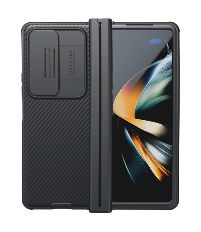 Nillkin Zwart CamShield Backcover Hoesje voor de Samsung Galaxy Z Fold 4