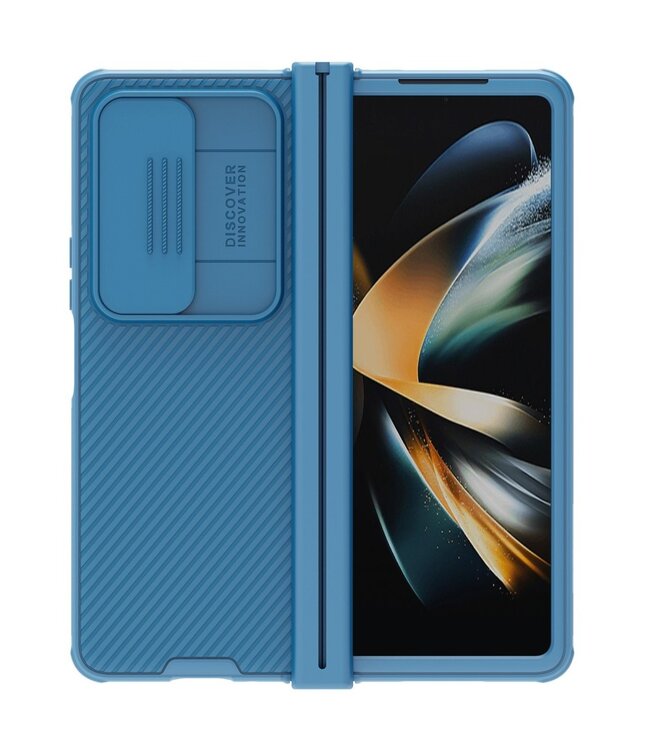 Nillkin Blauw CamShield Backcover Hoesje voor de Samsung Galaxy Z Fold 4