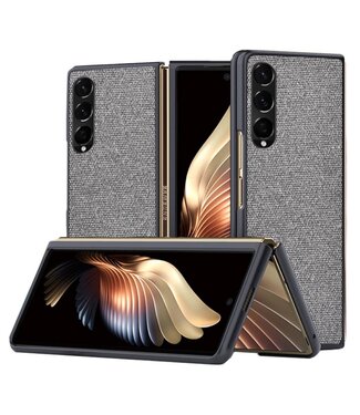 Grijs Modern Backcover Hoesje Samsung Galaxy Z Fold 4