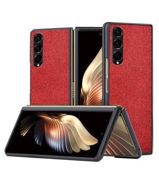 Rood Modern Backcover Hoesje Samsung Galaxy Z Fold 4