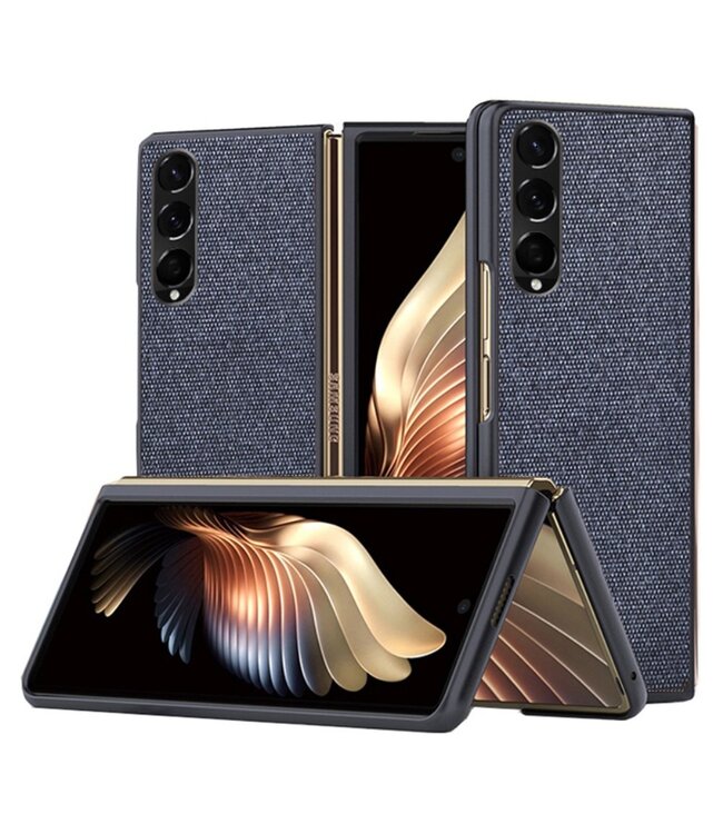 Grijs Modern Backcover Hoesje voor de Samsung Galaxy Z Fold 4