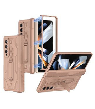 GKK Rosegoud Backcover Hoesje Samsung Galaxy Z Fold 4