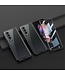 GKK Zwart / Transparant Hardcase Hoesje voor de Samsung Galaxy Z Fold 4