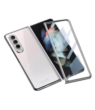 GKK Zilver Hardcase Hoesje Samsung Galaxy Z Fold 4