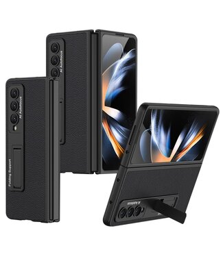 GKK Zwart Ultraslim Backcover Hoesje Samsung Galaxy Z Fold 4