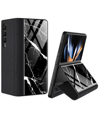 GKK Zwart Backcover Hoesje met Standfunctie Samsung Galaxy Z Fold 4