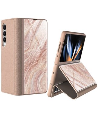 GKK Roze Backcover Hoesje met Standfunctie Samsung Galaxy Z Fold 4