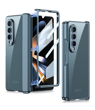 GKK Blauw Backcover Hoesje Samsung Galaxy Z Fold 4