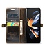 CaseMe Koffiebruin Bookcase Hoesje voor de Samsung Galaxy Z Fold 4