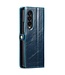 CaseMe Blauw Bookcase Hoesje voor de Samsung Galaxy Z Fold 4