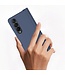 Donkerblauw Hardcase Hoesje met Tempered Glas en penhouder voor de Samsung Galaxy Z Fold 4