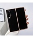 Zwart Faux Leer Backcover Hoesje voor de Samsung Galaxy Z Fold 4