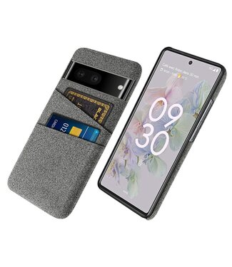 Grijs Stoffen Hardcase Hoesje Google Pixel 7