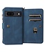 Blauw Pasjeshouders Wallet Hoesje voor de Google Pixel 7