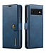 DG.Ming Blauw Splitleer Bookcase Hoesje voor de Google Pixel 7