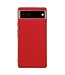 Rood Echt Leder Hardcase Hoesje voor de Google Pixel 7