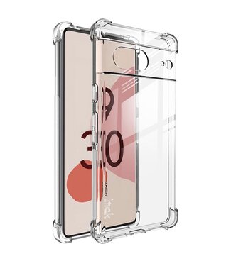 IMAK Transparant Shockproof TPU Hoesje Google Pixel 7