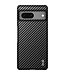 IMAK Zwart Carbon Textuur Hardcase Hoesje voor de Google Pixel 7