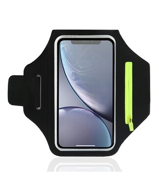 Zwart Universeel Armband hoesje (tot 6.7 inch telefoons)