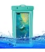 Turquoise Waterdicht Universeel Pouch hoesje (tot 7.2 inch telefoons)