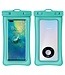 Turquoise Waterdicht Universeel Pouch hoesje (tot 7.2 inch telefoons)