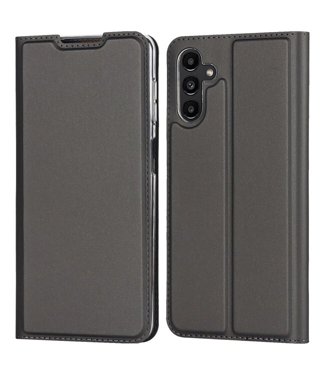 Zwart Slim Bookcase Hoesje voor de Samsung Galaxy A13 (5G) / A04s