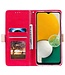 Rood Kant Bookcase Hoesje voor de Samsung Galaxy A13 (5G) / A04s