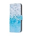 Glitter Oceaan Bookcase Hoesje met Polsbandje voor de Samsung Galaxy A13 (5G) / A04s