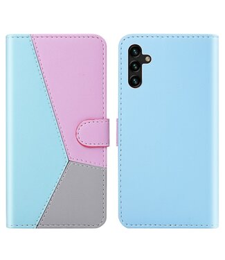 Driekleurig Design Bookcase Hoesje Samsung Galaxy A13 (5G) / A04s