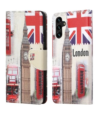 Londen Design Bookcase Hoesje Samsung Galaxy A13 (5G) / A04s