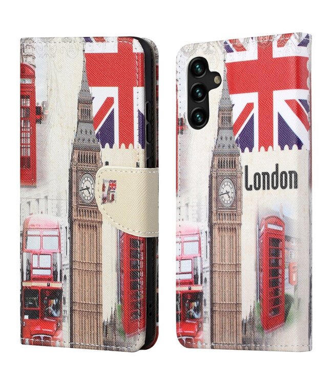Eiffeltoren Bookcase Hoesje voor de Samsung Galaxy A13 (5G) / A04s