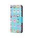 Kleurrijke Uilen Bookcase Hoesje voor de Samsung Galaxy A13 (5G) / A04s