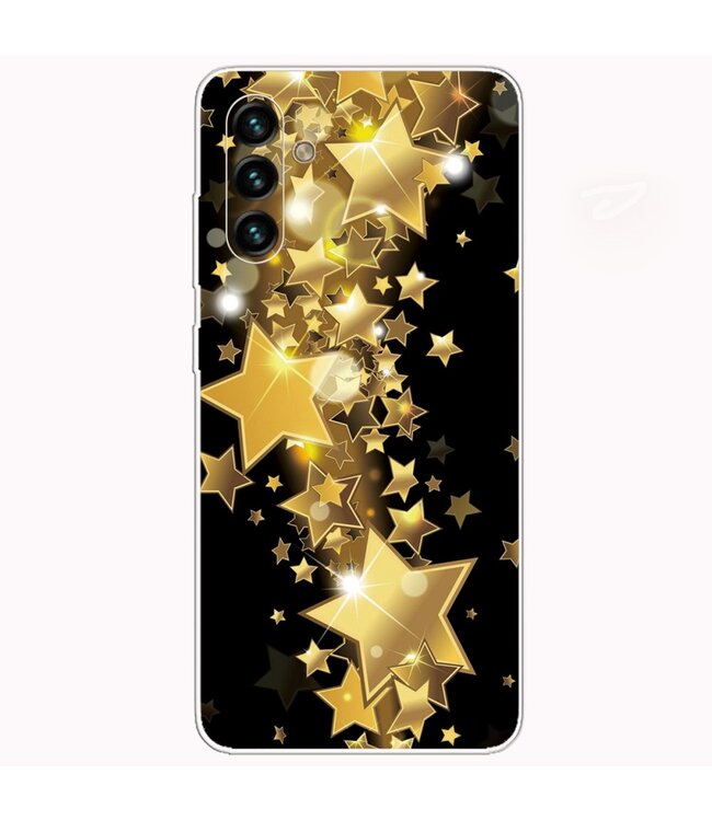 Gouden Sterren TPU Hoesje voor de Samsung Galaxy A13 (5G) / A04s