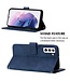 YB Saffierblauw Bookcase Hoesje met Koord voor de Samsung Galaxy S23