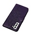 YB Dark Purple Vlinder Bookcase Hoesje voor de Samsung Galaxy S23