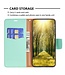Binfen Color Groen Litchee Bookcase Hoesje voor de Samsung Galaxy S23